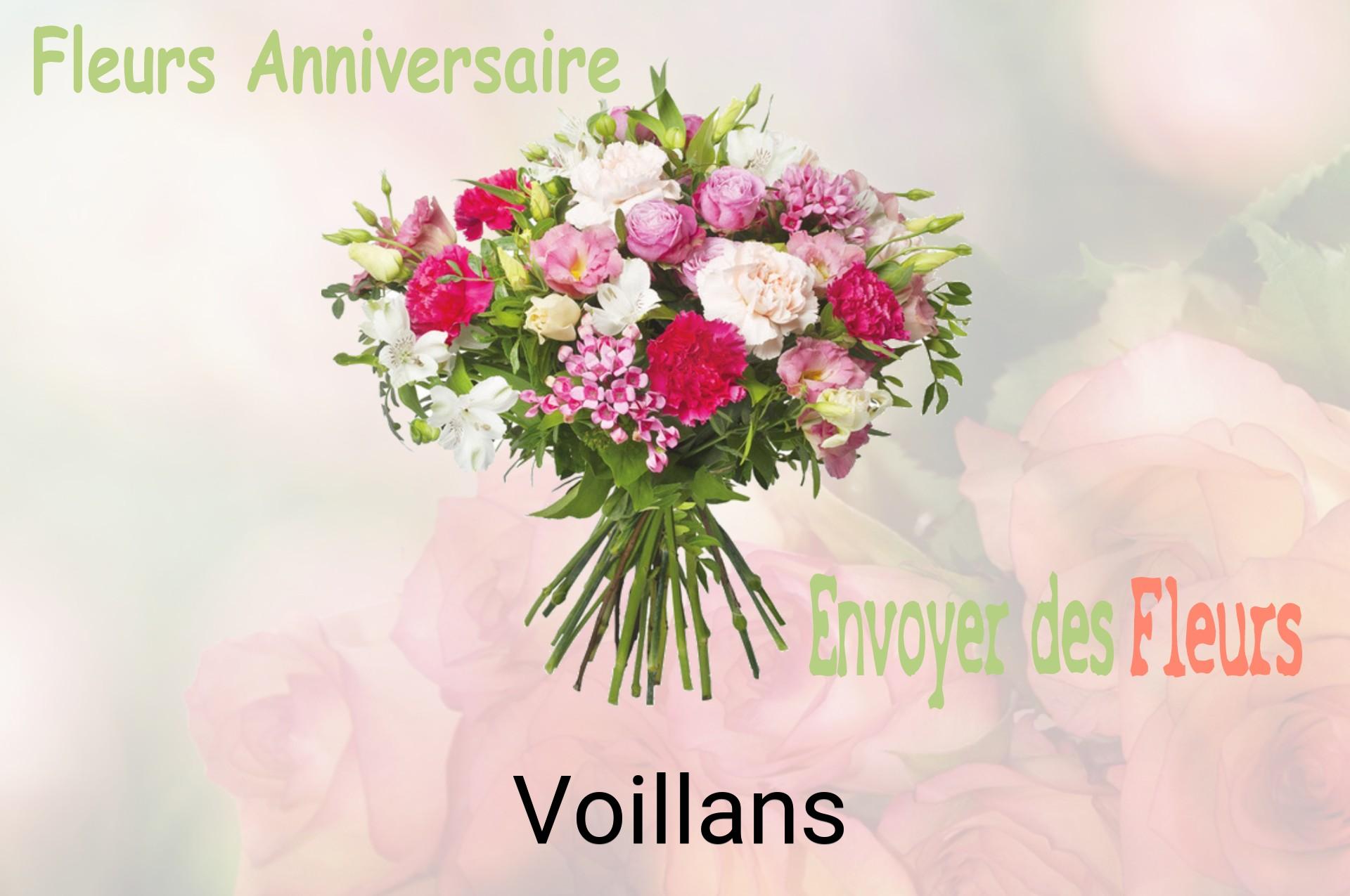 Bouquet de fleurs d’anniversaire livré à Voillans